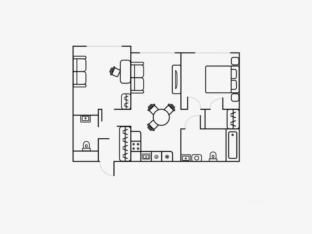 3-к кв. Свердловская область, Екатеринбург ул. Шаумяна, 24 (57.0 м) - Фото 1