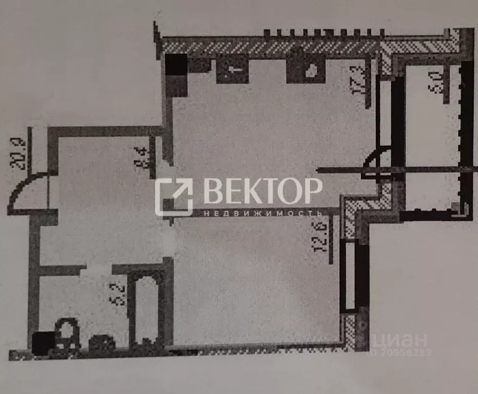 2-к кв. Ивановская область, Иваново пер. 2-й Минский, 4к3 (48.0 м) - Фото 1