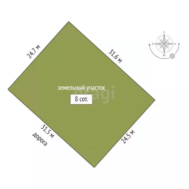 Участок в Тюменская область, Тюменский муниципальный округ, ... - Фото 2