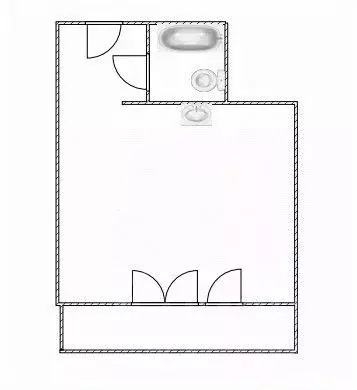Комната Томская область, Томск Алтайская ул., 97/1 (17.0 м) - Фото 2