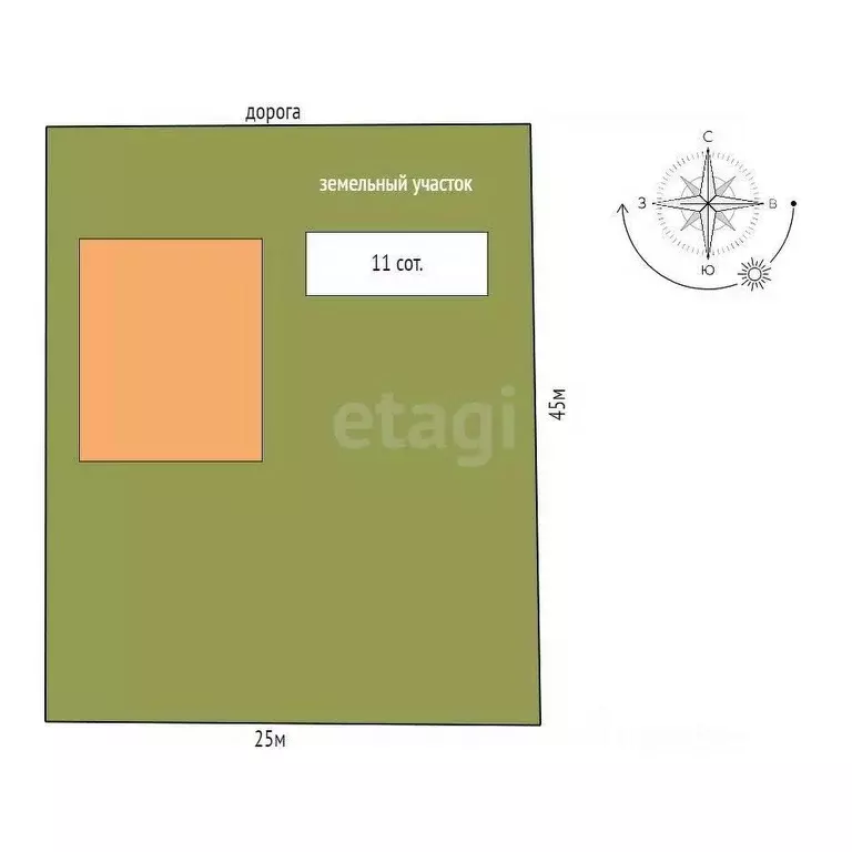 Дом в Крым, Советский район, с. Некрасовка ул. 8 Марта (55 м) - Фото 2
