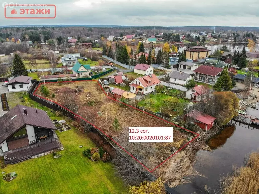 Участок в Заозерье, Ермолин Наволок (12.3 м) - Фото 1