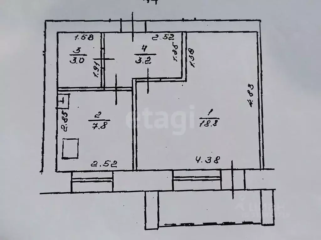 1-к кв. Башкортостан, Уфа Пекинская ул., 22 (35.1 м) - Фото 0