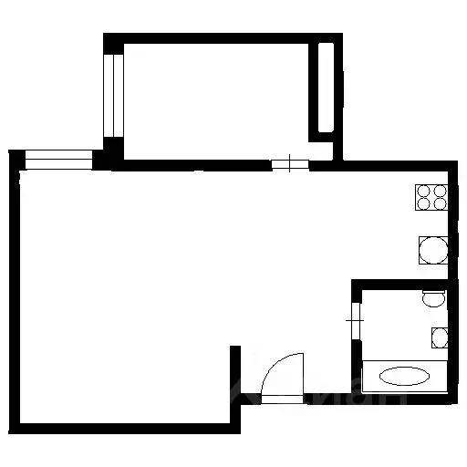 1-к кв. Москва Хорошевское ш., 12к1 (54.0 м) - Фото 2