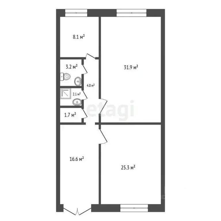 Помещение свободного назначения в Красноярский край, Красноярск ул. 60 ... - Фото 2