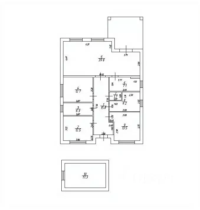 Дом в Ставропольский край, Ставрополь Проводник СНТ,  (140 м) - Фото 2