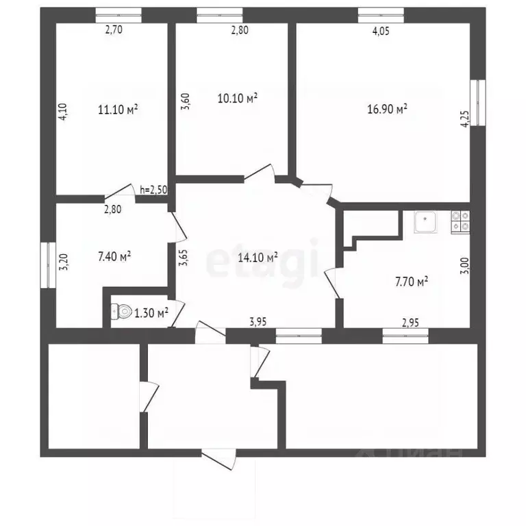 Дом в Кемеровская область, Прокопьевск ул. Павлова, 64 (69 м) - Фото 2
