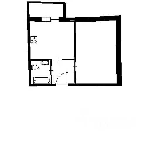 1-к кв. Ленинградская область, Кудрово г. Всеволожский район, ... - Фото 1