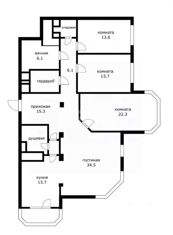 4-к кв. Московская область, Реутов Ашхабадская ул., 27 (140.4 м) - Фото 2