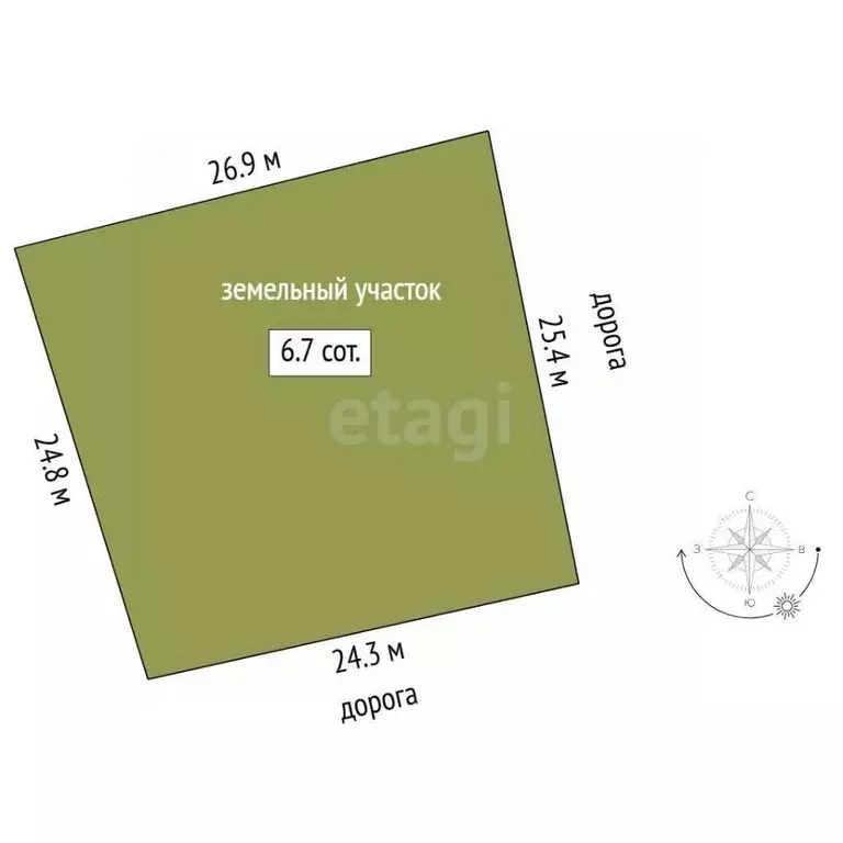 Участок в Тюменская область, Нижнетавдинский муниципальный округ, ... - Фото 1