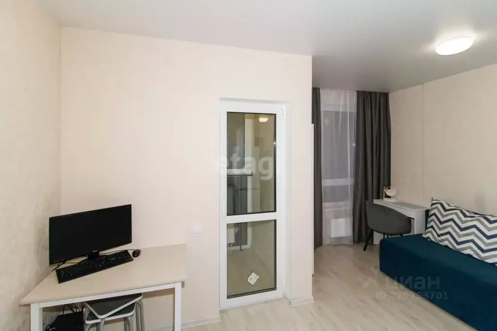 Студия Тюменская область, Тюмень ул. Виктора Тимофеева, 9 (24.1 м) - Фото 1