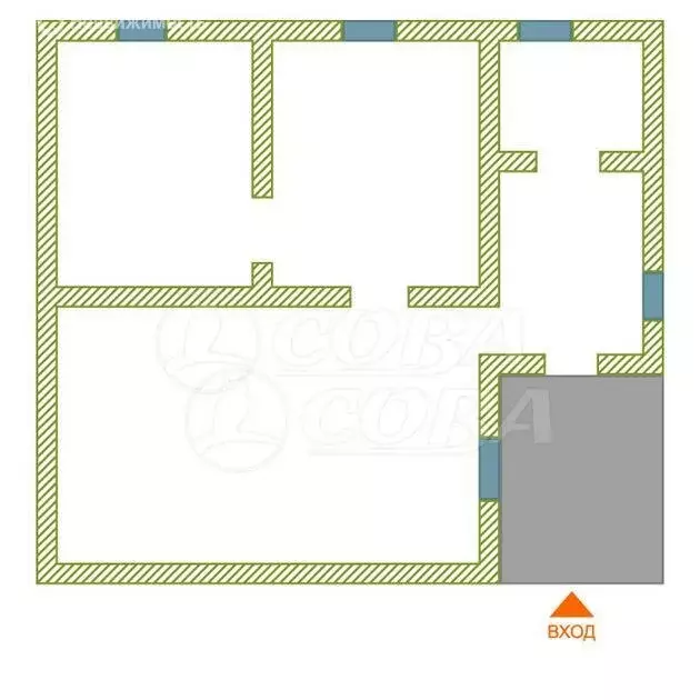 Дом в Успенка, улица Соседей, 388 (35 м) - Фото 1