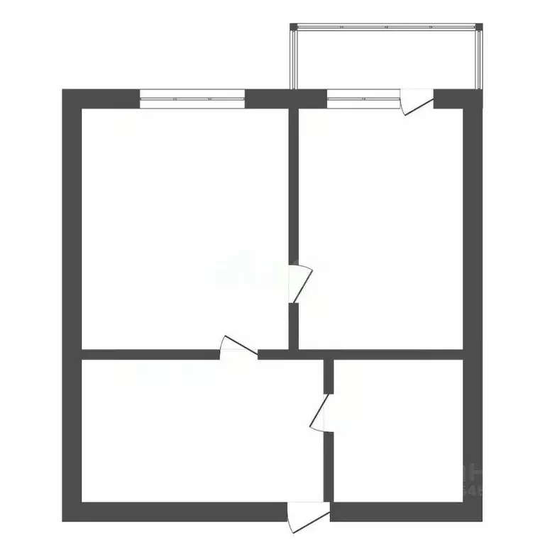 1-к кв. Амурская область, Благовещенский район, с. Чигири ул. ... - Фото 2