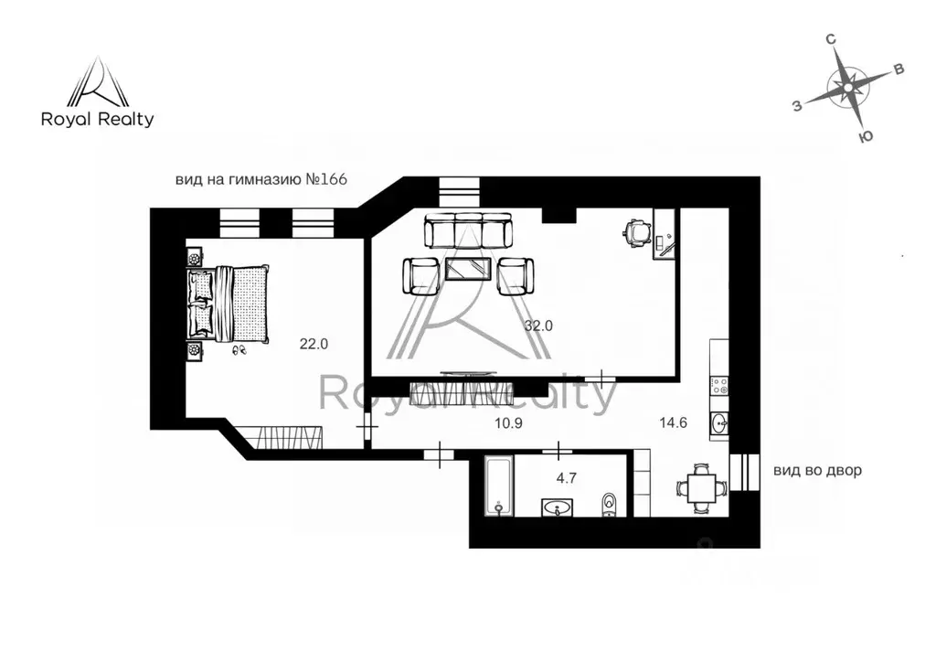 3-к кв. Санкт-Петербург 5-я Советская ул., 4 (86.0 м) - Фото 1