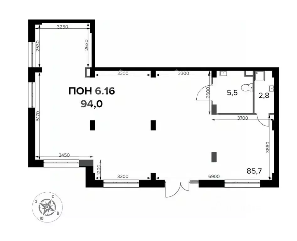 Помещение свободного назначения в Московская область, Ленинский ... - Фото 2