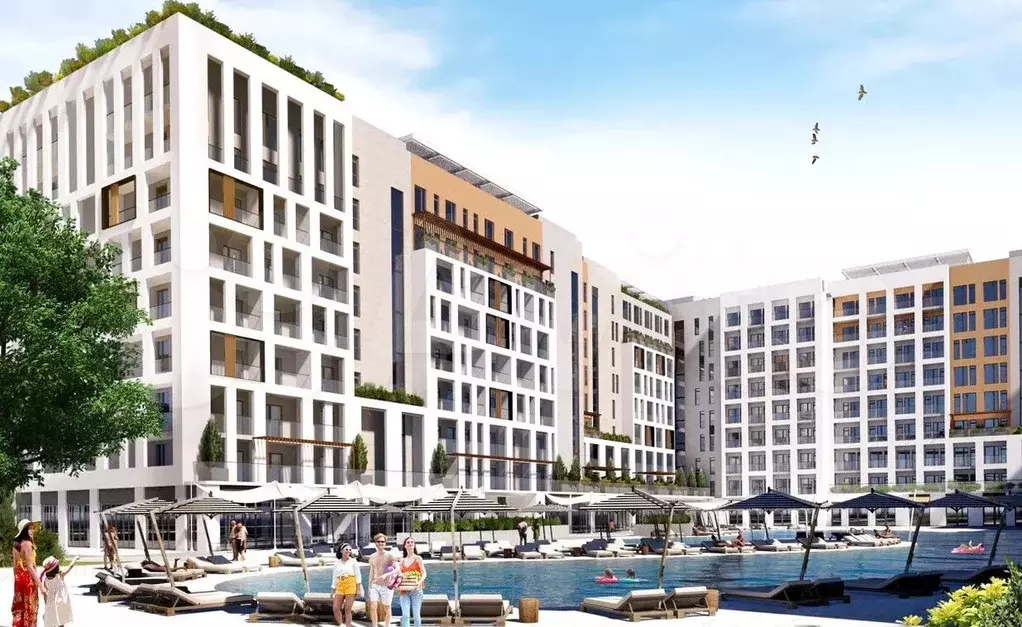 Апартаменты-студия, 31,5 м, 3/9 эт. - Фото 0