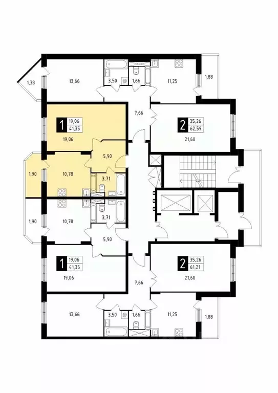 1-к кв. Московская область, Подольск Климовск мкр, ул. Школьная, 41 ... - Фото 1