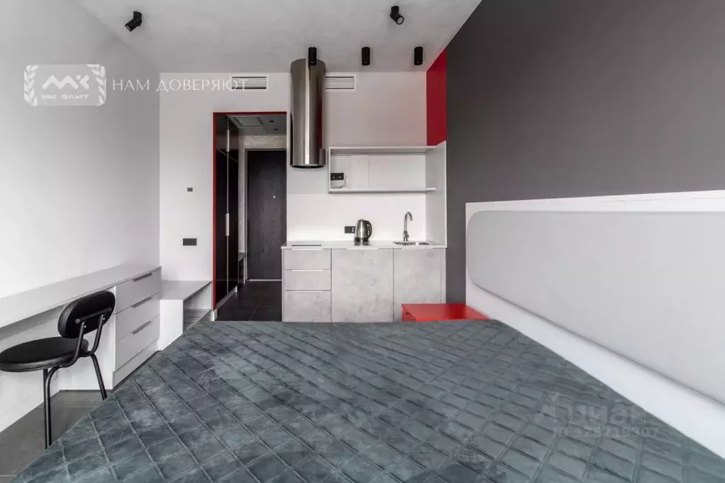 Студия Санкт-Петербург наб. Макарова, 58 (20.3 м) - Фото 2