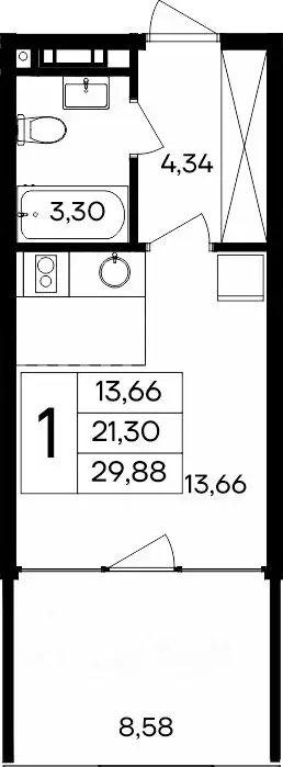 Студия Крым, Сакский район, Лесновское с/пос, с. Прибрежное ул. ... - Фото 0