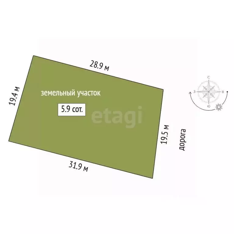 Участок в Тюменская область, Тюмень Казарово мкр,  (5.88 сот.) - Фото 2