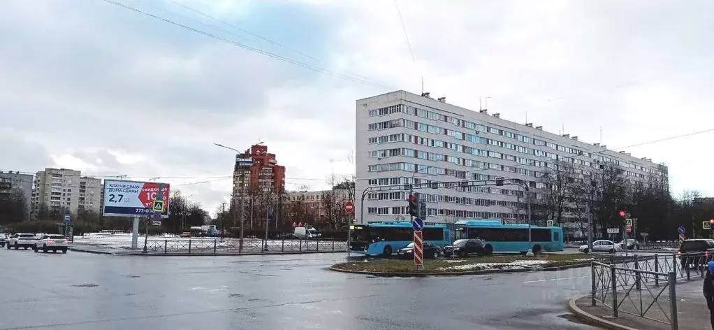 1-к кв. Санкт-Петербург ул. Подводника Кузьмина, 17 (32.0 м) - Фото 1