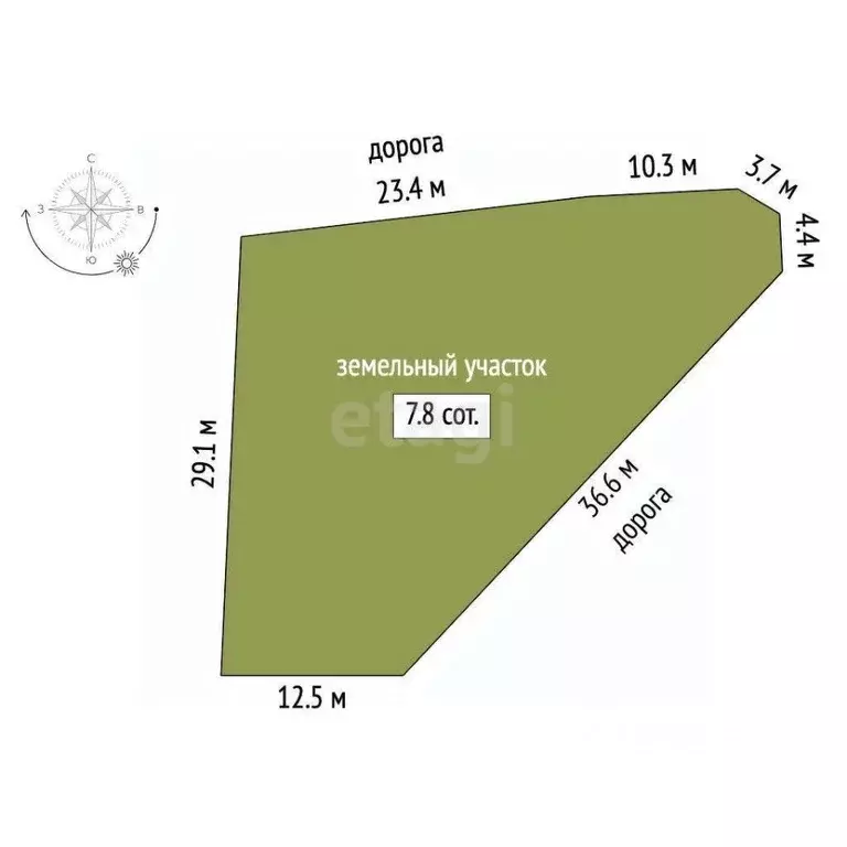 Участок в Пермский край, Краснокамский муниципальный округ, ... - Фото 1