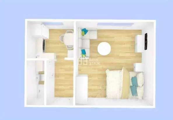 Комната Калужская область, Калуга ул. Болотникова, 15 (17.2 м) - Фото 2