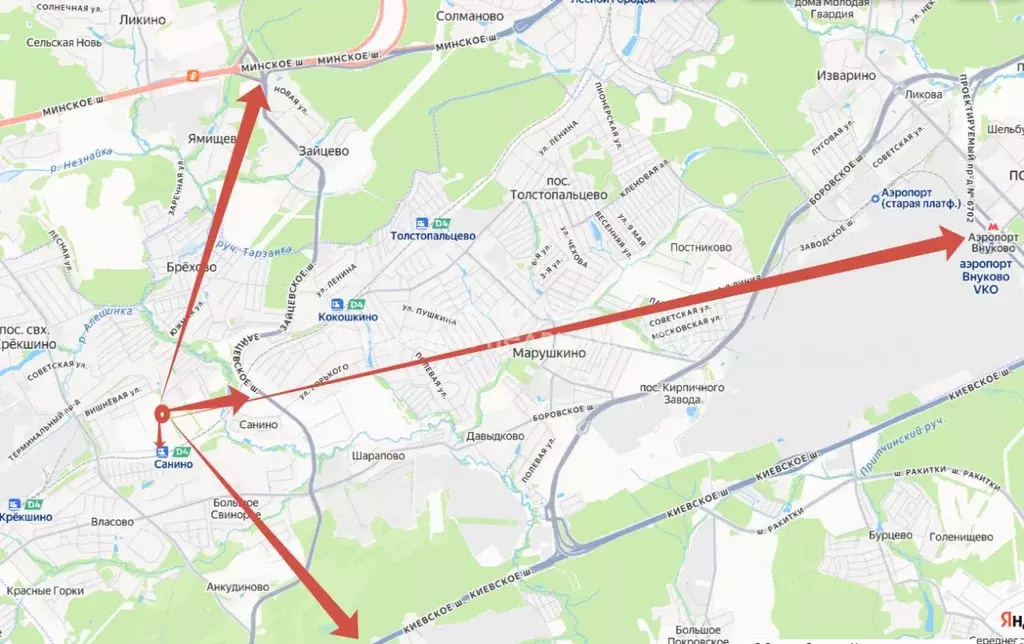 Участок в Москва Марушкинское поселение, д. Крекшино, ул. Фермерская ... - Фото 2