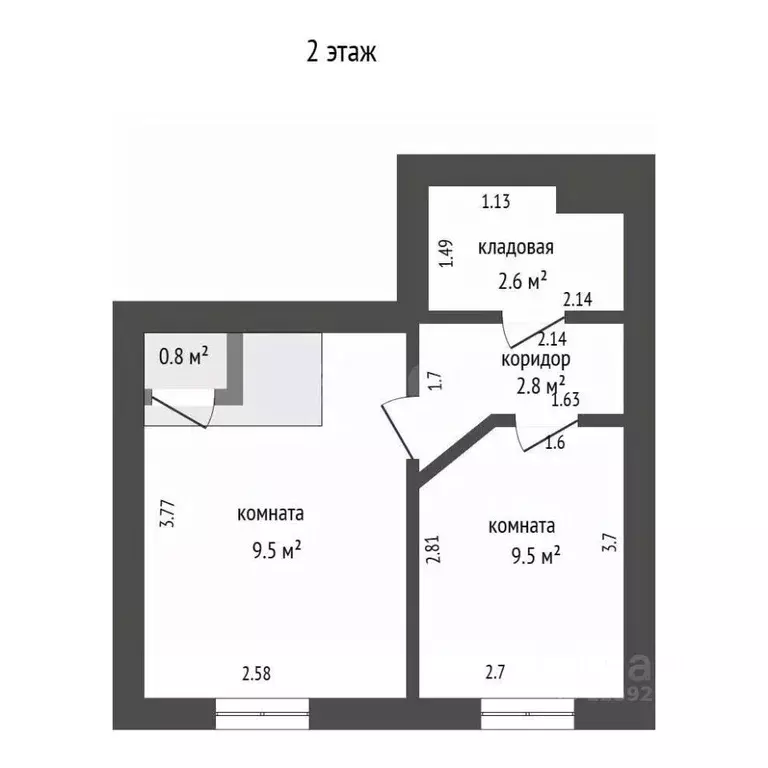 Дом в Тамбовская область, Тамбов Лермонтовская ул., 96 (55 м) - Фото 2
