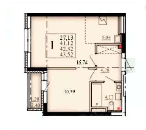 1-к кв. Башкортостан, Уфа Затон-Восточный жилрайон, Паруса жилой ... - Фото 1