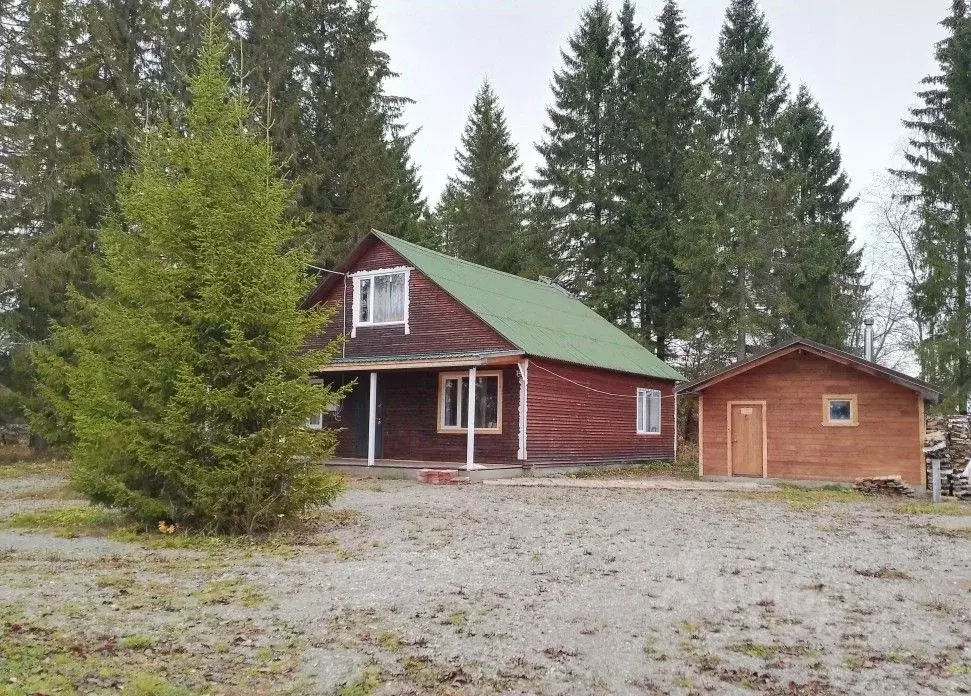 Дом в Карелия, Медвежьегорский муниципальный округ, с. Сосновка ул. ... - Фото 1