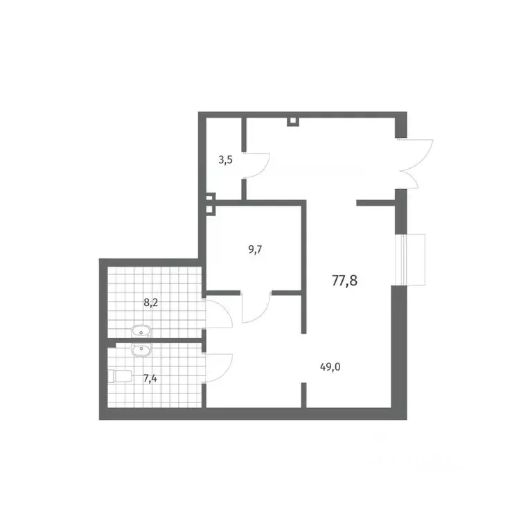 Помещение свободного назначения в Санкт-Петербург Парусная ул., 2 (78 ... - Фото 2