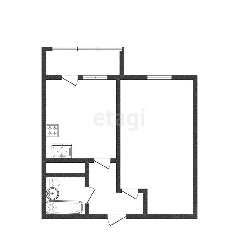 1-к кв. Краснодарский край, Краснодар ул. Душистая, 60к1 (34.0 м) - Фото 1