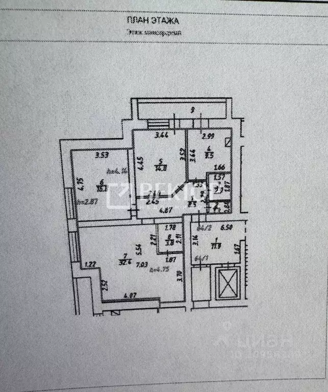 5-к кв. Костромская область, Кострома ул. Ленина, 160Вк2 (130.0 м) - Фото 2