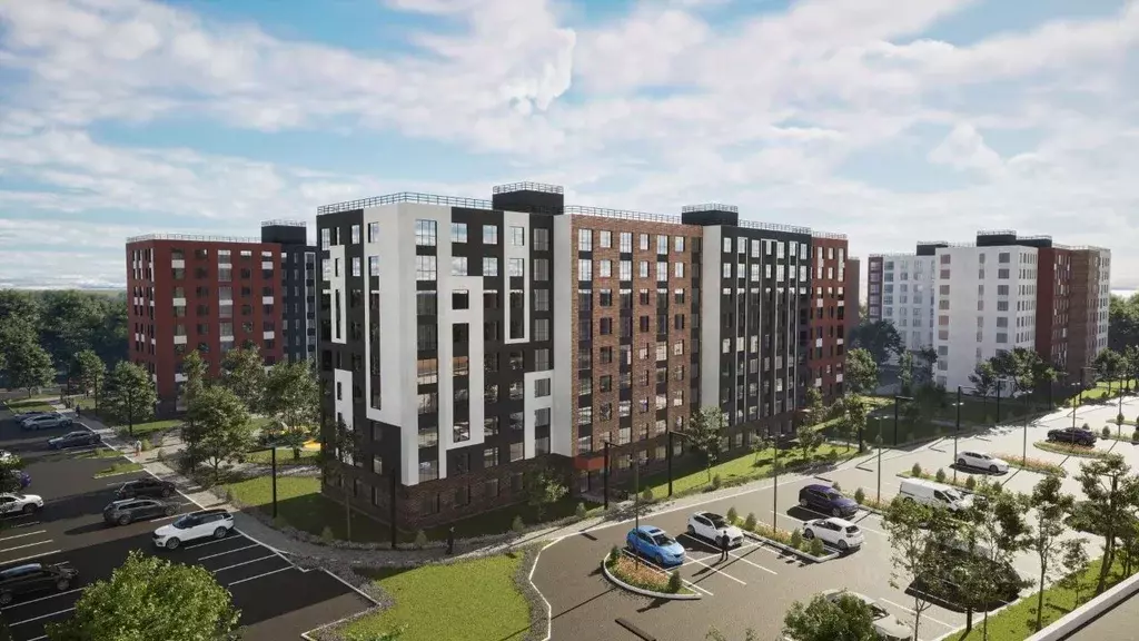 2-к кв. Тульская область, Тула Флагман жилой комплекс (69.98 м) - Фото 2