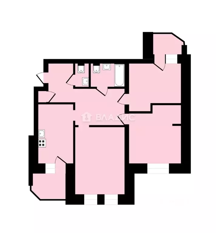 3-к кв. Владимирская область, Владимир просп. Ленина, 13б (97.2 м) - Фото 2