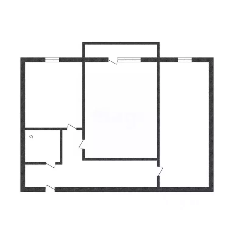 2-к кв. Курганская область, Курган Краснодонская ул., 6 (44.3 м) - Фото 2