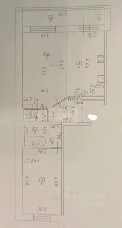 2-к кв. Татарстан, Зеленодольский район, Осиновское с/пос, с. Осиново ... - Фото 2