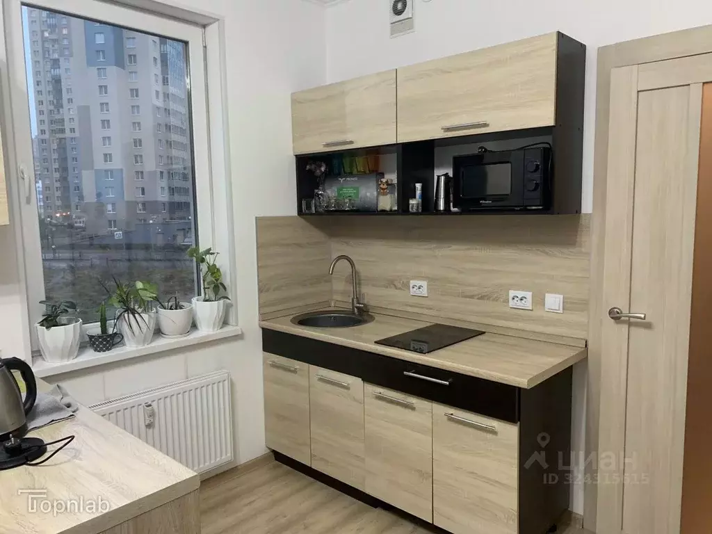 Студия Санкт-Петербург ул. Плесецкая, 14 (21.0 м) - Фото 1