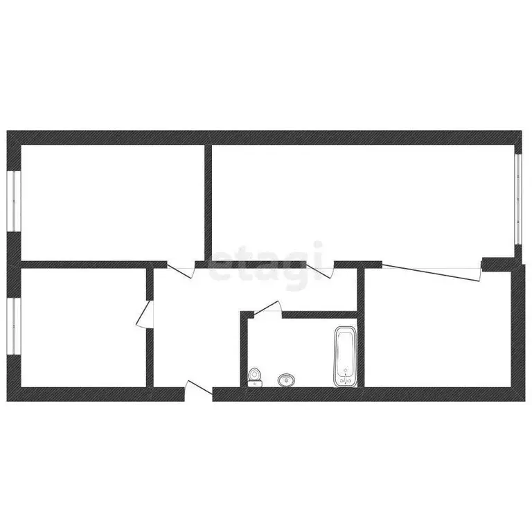 3-комнатная квартира: Фанерник, улица Геофизиков, 31 (64.5 м) - Фото 0
