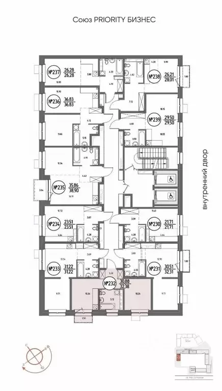 1-к кв. Иркутская область, Иркутск Макс жилой комплекс (32.38 м) - Фото 2