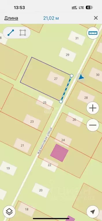 Участок в Краснодарский край, Динская ст-ца, Дачник ДНТ ул. Жасминовая ... - Фото 1