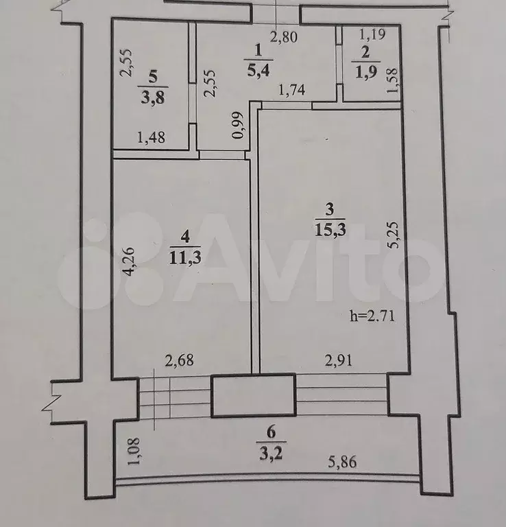 1-к. квартира, 41 м, 2/16 эт. - Фото 0