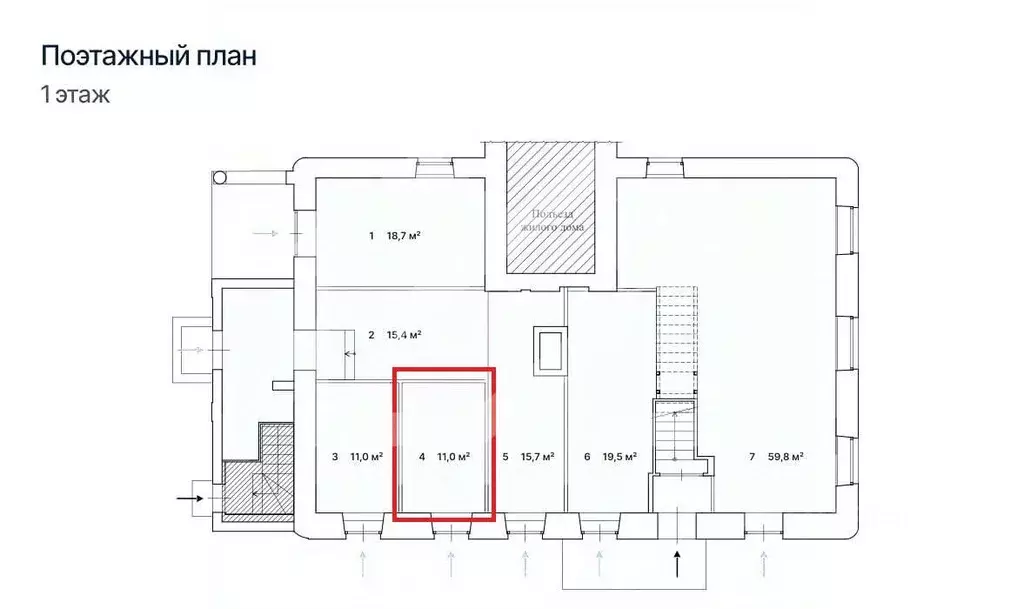 Помещение свободного назначения в Москва Бауманская ул., 33/2С3 (12 м) - Фото 2