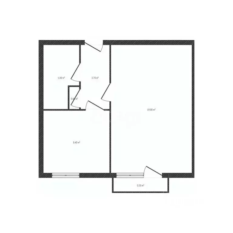 1-к кв. Брянская область, Брянск ул. Никитина, 12 (36.6 м) - Фото 0