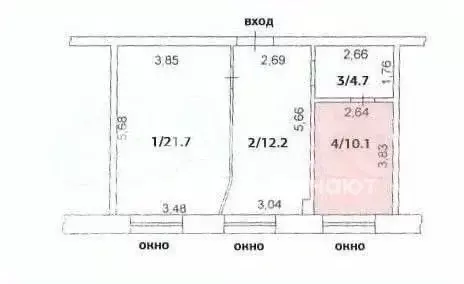 Торговая площадь в Челябинская область, Челябинск Салютная ул., 28 (49 ... - Фото 2