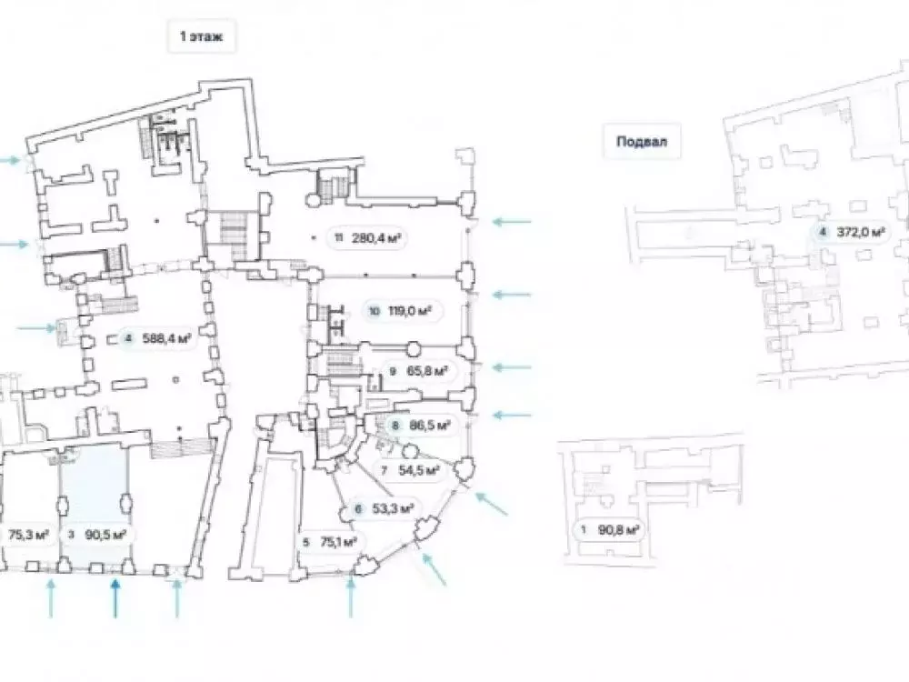 Торговая площадь в Москва Мясницкая ул., 8/2 (91 м) - Фото 2