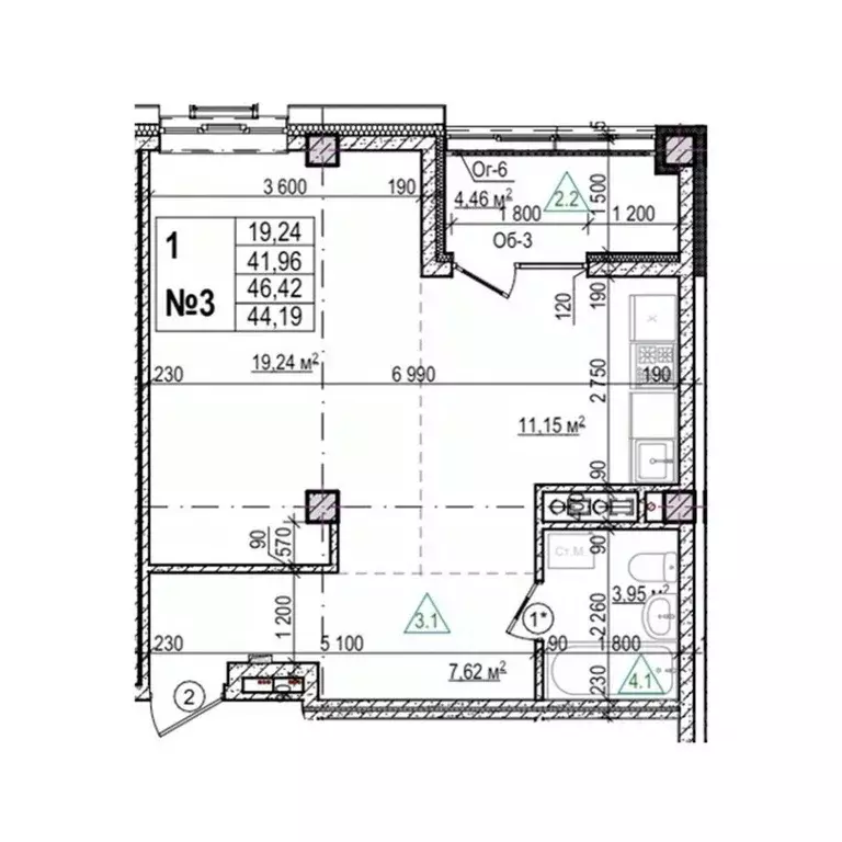 1-к кв. Приморский край, Уссурийск Семь Ветров мкр, Уссури Парк жилой ... - Фото 1