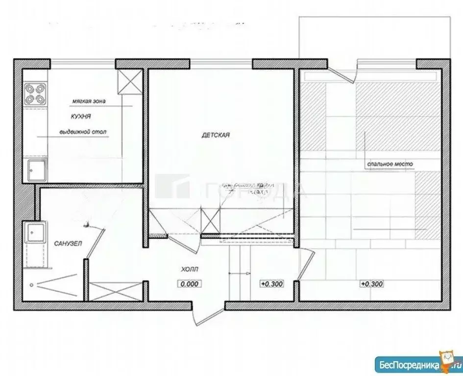 2-к кв. Алтайский край, Барнаул Партизанская ул., 136 (50.7 м) - Фото 1