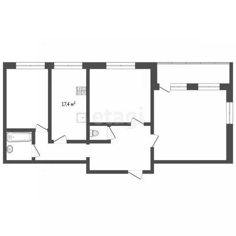 3-к кв. Мордовия, Саранск Большевистская ул., 113А (115.0 м) - Фото 2